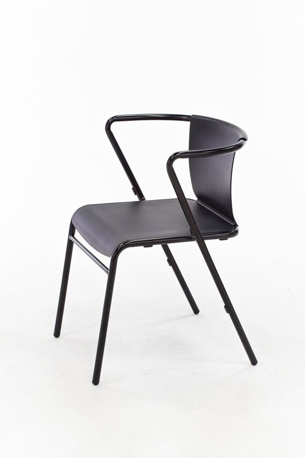 PIC II STACKING CHAIR P0 BLACK PP M12