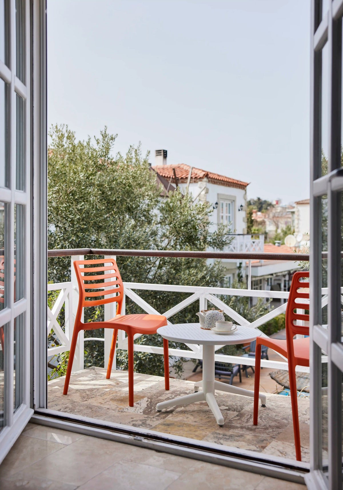 SILLA LOUISE NARANJA