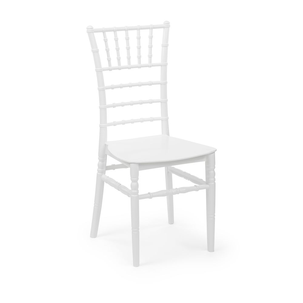 CHAIR TIFFANY-H PP IVORY WHITE COLOR